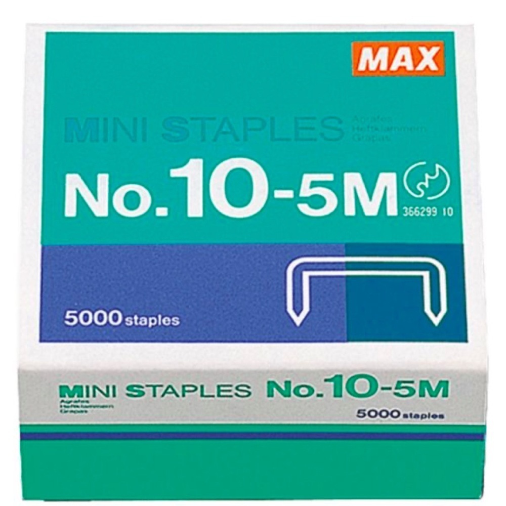 Brand new - 10 boxes of MAX Mini Staples
Stock # MXB105M